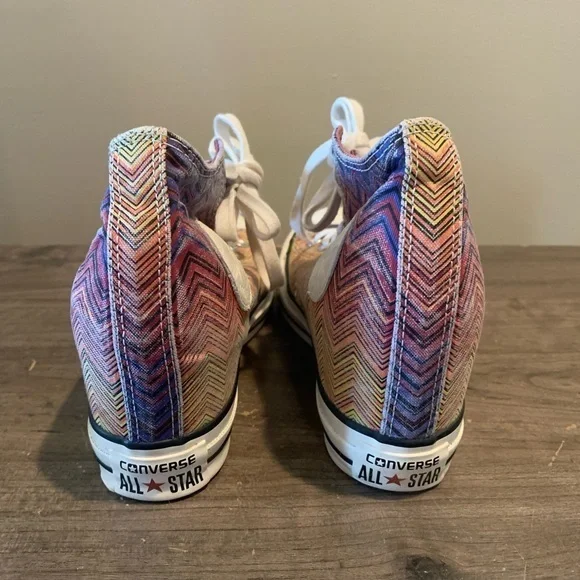 Converse x Missoni Chuck Taylor All Star‎ Lux Mid Hidden Wedge Multi Women's 9 - Picture 2 of 7